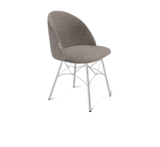 Обеденный стул SHT-ST35 / SHT-S107 (тростниковый сахар/хром лак) в Стерлитамаке