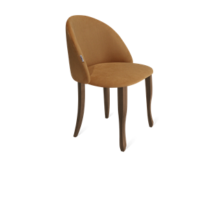 Обеденный стул SHT-ST35 / SHT-S122 (горчичный/темный орех/черный муар) в Стерлитамаке