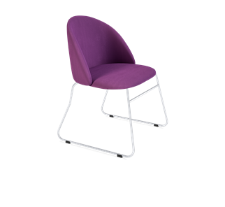 Обеденный стул SHT-ST35 / SHT-S167 (ягодное варенье/хром лак) в Стерлитамаке