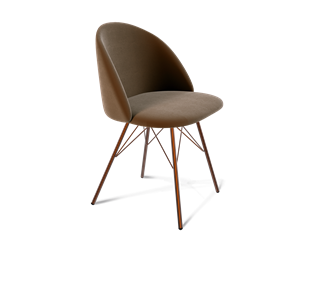 Обеденный стул SHT-ST35 / SHT-S37 (кофейный ликер/медный металлик) в Стерлитамаке