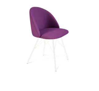 Обеденный стул SHT-ST35 / SHT-S37 (ягодное варенье/белый муар) в Стерлитамаке