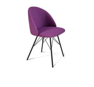 Обеденный стул SHT-ST35 / SHT-S37 (ягодное варенье/черный муар) в Стерлитамаке