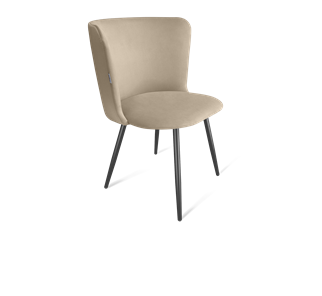 Обеденный стул SHT-ST36 / SHT-S95-1 (ванильный крем/черный муар) в Стерлитамаке