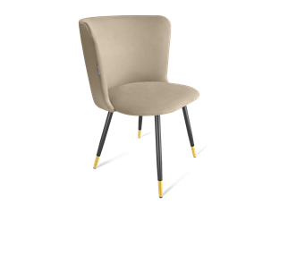 Обеденный стул SHT-ST36 / SHT-S95-1 (ванильный крем/черный муар/золото) в Стерлитамаке