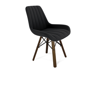 Обеденный стул SHT-ST37 / SHT-S70 (ночное затмение/темный орех/черный муар) в Стерлитамаке