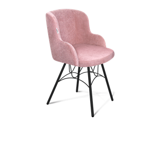 Обеденный стул SHT-ST39 / SHT-S100 (пыльная роза/черный муар) в Стерлитамаке