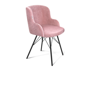 Обеденный стул SHT-ST39 / SHT-S37 (пыльная роза/черный муар) в Уфе