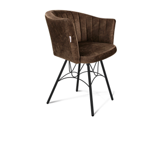 Обеденный стул SHT-ST42-1 / SHT-S100 (кофейный трюфель/черный муар) в Стерлитамаке
