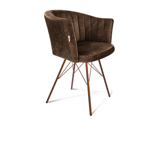 Обеденный стул SHT-ST42-1 / SHT-S37 (кофейный трюфель/медный металлик) в Стерлитамаке