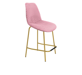 Полубарный стул SHT-ST29-С22 / SHT-S29P-1 (розовый зефир/золото) в Стерлитамаке