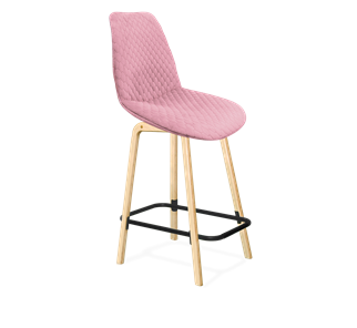 Полубарный стул SHT-ST29-С22 / SHT-S94-1 (розовый зефир/прозрачный лак/черный муар) в Стерлитамаке