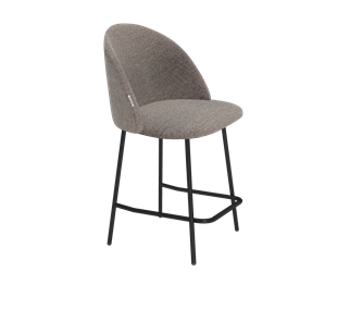 Полубарный стул SHT-ST35 / SHT-S29P-1 (тростниковый сахар/черный муар) в Стерлитамаке