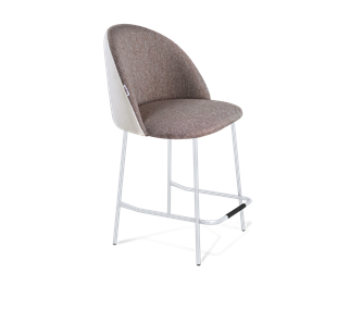 Полубарный стул SHT-ST35-3 / SHT-S29P-1 (тростниковый сахар/зефирный/хром лак) в Стерлитамаке