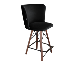 Полубарный стул SHT-ST36 / SHT-S80-1 (ночное затмение/темный орех/черный) в Стерлитамаке