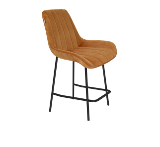 Полубарный стул SHT-ST37 / SHT-S29P-1 (горчичный/черный муар) в Стерлитамаке