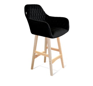 Полубарный стул SHT-ST38 / SHT-S65-1 (ночное затмение/прозрачный лак) в Стерлитамаке