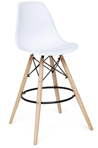 Кухонный барный стул Cindy Bar Chair (mod. 80) 46х55х106 белый арт.19642 в Уфе