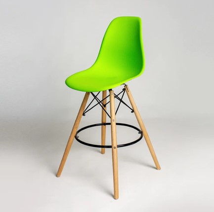 Барный стул DSL 110 Wood bar (Салатовый) в Уфе - изображение