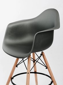Барный стул DSL 330 Wood bar (черный) в Стерлитамаке - предосмотр 2
