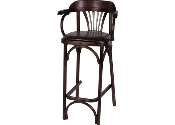 Барный стул 650 мягкий (темный тон) в Стерлитамаке - изображение