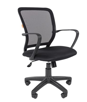 Кресло CHAIRMAN 698 black, ткань, цвет черный в Стерлитамаке - изображение