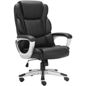 Кресло Brabix Premium Rest EX-555 (пружинный блок, экокожа, черное) 531938 в Стерлитамаке