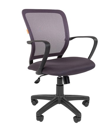 Кресло офисное CHAIRMAN 698 black TW, ткань, цвет серый в Стерлитамаке - изображение