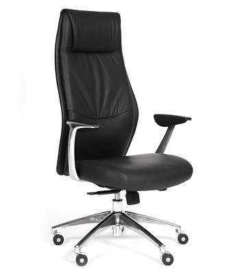 Кресло CHAIRMAN Vista Экокожа премиум черная в Уфе - изображение