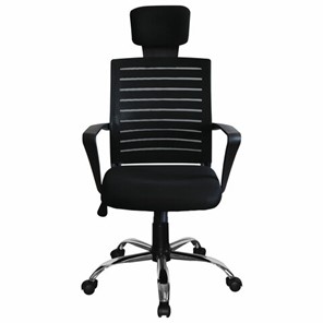 Компьютерное кресло Brabix Victory MG-016 (подголовник, хром, черное) 531924 в Стерлитамаке