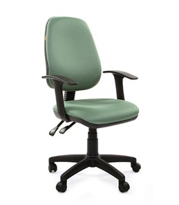 Офисное кресло CHAIRMAN 661 Ткань стандарт 15-158 зеленая в Уфе - предосмотр