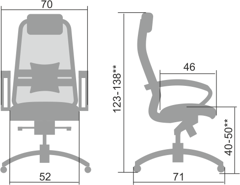 Кресло Samurai S-1.04, бежевый в Стерлитамаке - изображение 1