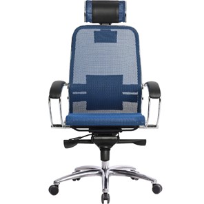 Кресло офисное Samurai S-2.04, синий в Стерлитамаке - предосмотр 2