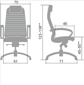 Офисное кресло Samurai KL-1.041 черный в Стерлитамаке - предосмотр 1