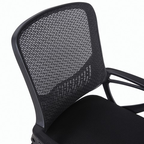 Кресло Brabix Next MG-318 (с подлокотниками, хром, черное) 531834 в Стерлитамаке - изображение 3