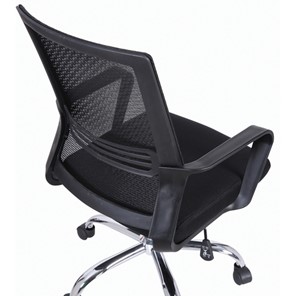 Кресло офисное Brabix Daily MG-317 (с подлокотниками, хром, черное) 531833 в Стерлитамаке - предосмотр 8