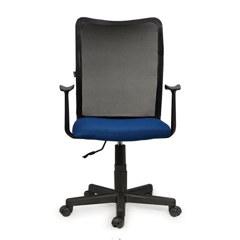 Кресло офисное Brabix Spring MG-307 (с подлокотниками, комбинированное синее/черное TW) в Стерлитамаке - изображение 2