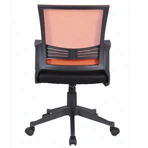 Офисное кресло Brabix Balance MG-320 (с подлокотниками, комбинированное черное/оранжевое) 531832 в Стерлитамаке - предосмотр 2