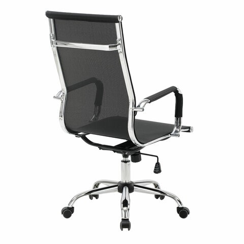 Офисное кресло Brabix Line EX-530 (хром, сетка, черное) 531846 в Стерлитамаке - изображение 2