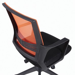 Офисное кресло Brabix Balance MG-320 (с подлокотниками, комбинированное черное/оранжевое) 531832 в Стерлитамаке - предосмотр 6