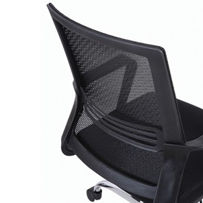 Кресло офисное Brabix Daily MG-317 (с подлокотниками, хром, черное) 531833 в Стерлитамаке - предосмотр 6