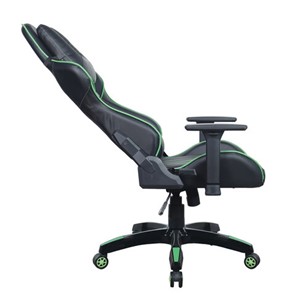 Офисное кресло Brabix GT Carbon GM-120 (две подушки, экокожа, черное/зеленое) 531929 в Стерлитамаке - предосмотр 4