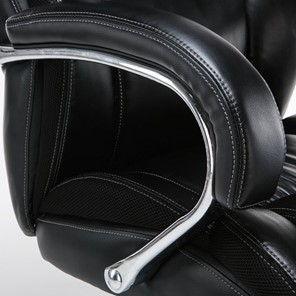 Офисное кресло Brabix Premium Status HD-003 (рециклированная кожа, хром, черное) 531821 в Стерлитамаке - предосмотр 7