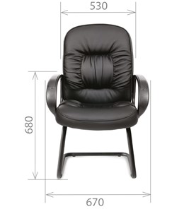 Компьютерное кресло CHAIRMAN 416V экокожа черная в Уфе - предосмотр 1