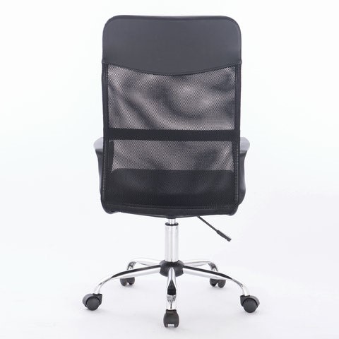 Кресло компьютерное Brabix Tender MG-330 (с подлокотниками, хром, черное) 531845 в Стерлитамаке - изображение 2