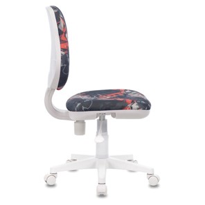 Компьютерное кресло Brabix Fancy MG-201W (без подлокотников, пластик белый, с рисунком "Graffity") 532415 в Стерлитамаке - предосмотр 2