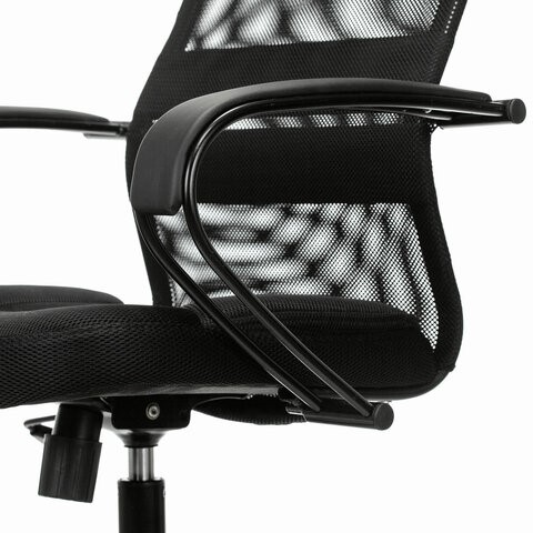 Компьютерное кресло Brabix Premium Stalker EX-608 PL (ткань-сетка/кожзам, черное) 532090 в Стерлитамаке - изображение 8