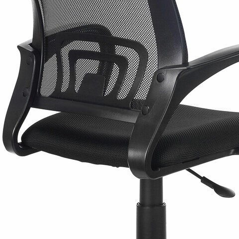 Кресло офисное Brabix Fly MG-396 (с подлокотниками, сетка, черное) 532083 в Стерлитамаке - изображение 5