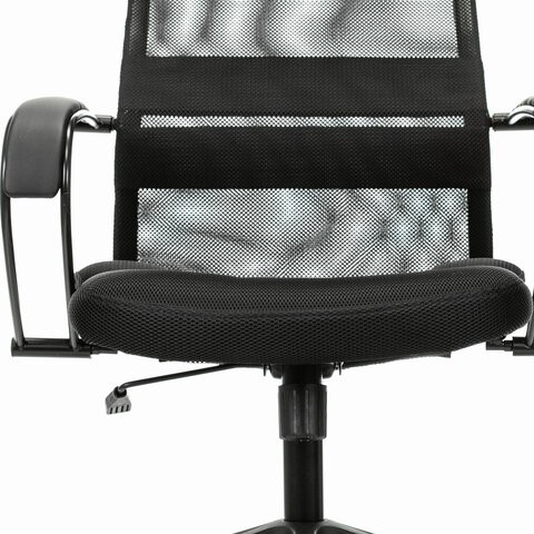 Компьютерное кресло Brabix Premium Stalker EX-608 PL (ткань-сетка/кожзам, черное) 532090 в Стерлитамаке - изображение 10