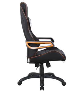 Кресло Brabix Techno Pro GM-003 (ткань, черное/серое, вставки оранжевые) в Стерлитамаке - предосмотр 2