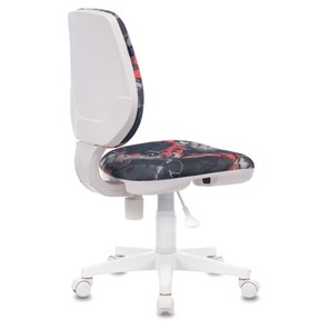 Компьютерное кресло Brabix Fancy MG-201W (без подлокотников, пластик белый, с рисунком "Graffity") 532415 в Стерлитамаке - предосмотр 3